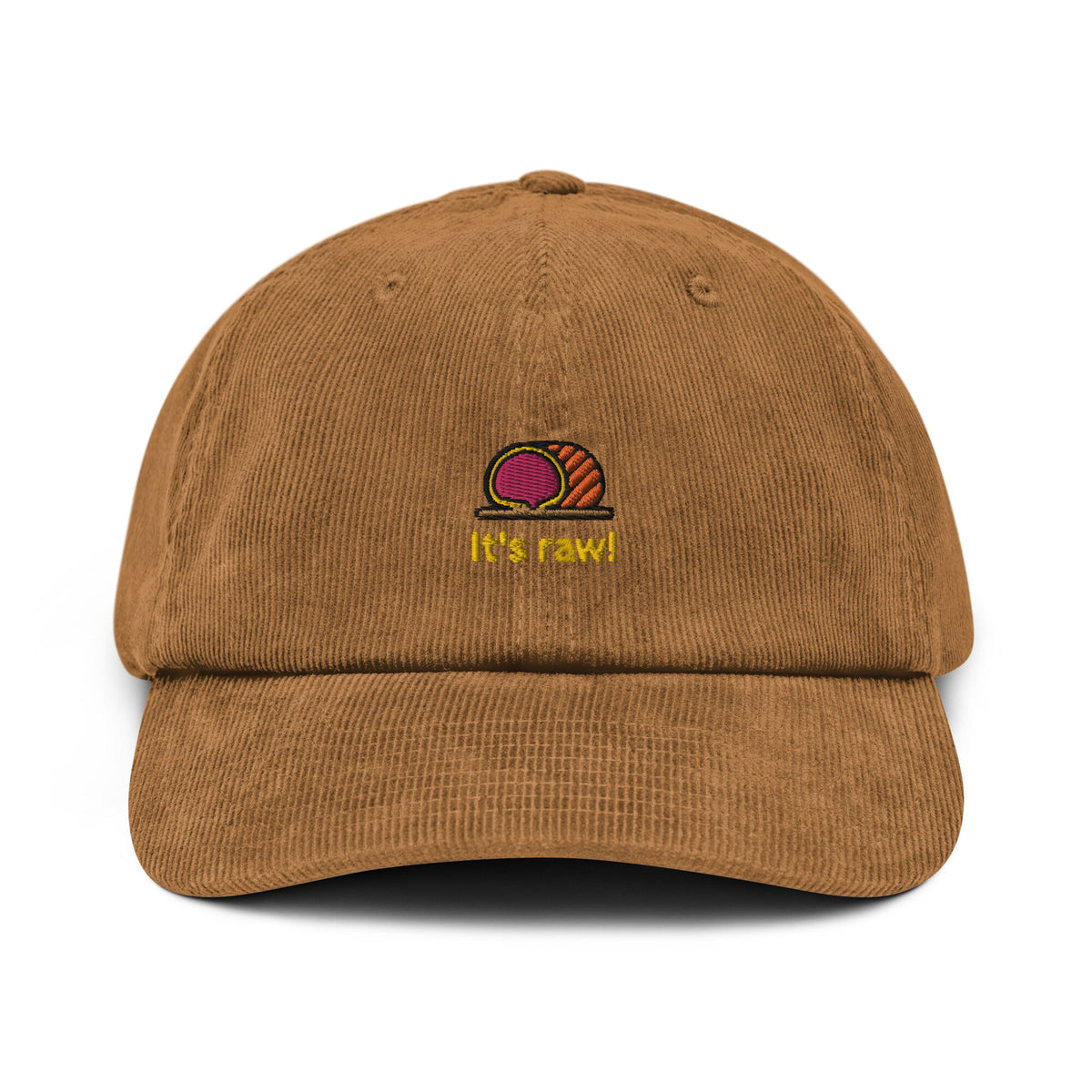 Beef Wellington Corduroy Hat - Gift for Gordon Ramsay and Hell's Kitchen Fans - Handmade embroidered cap