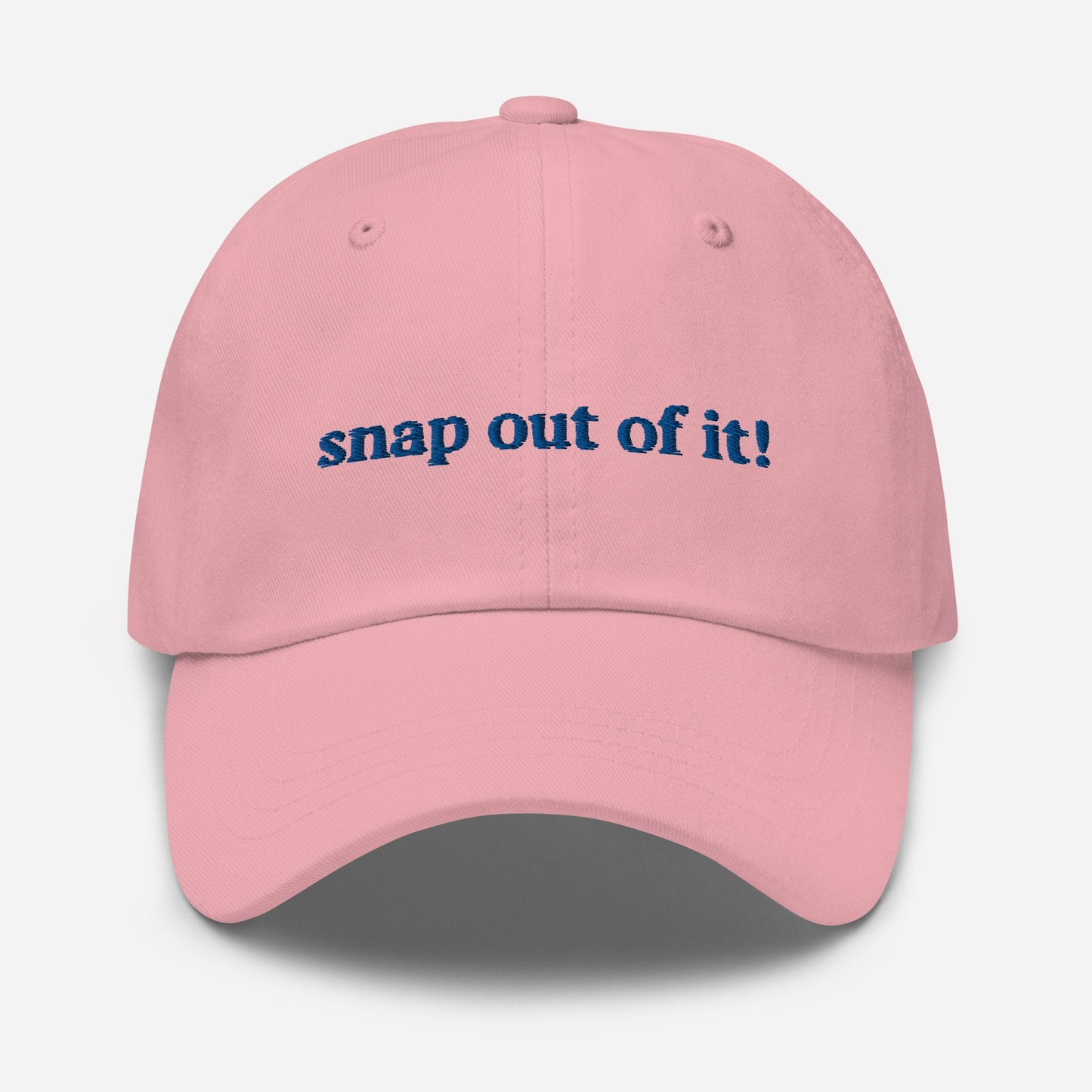 Cher Dad Hat - Snap out of it - Gift for Moonstruck film fans - Embroidered Cotton Hat