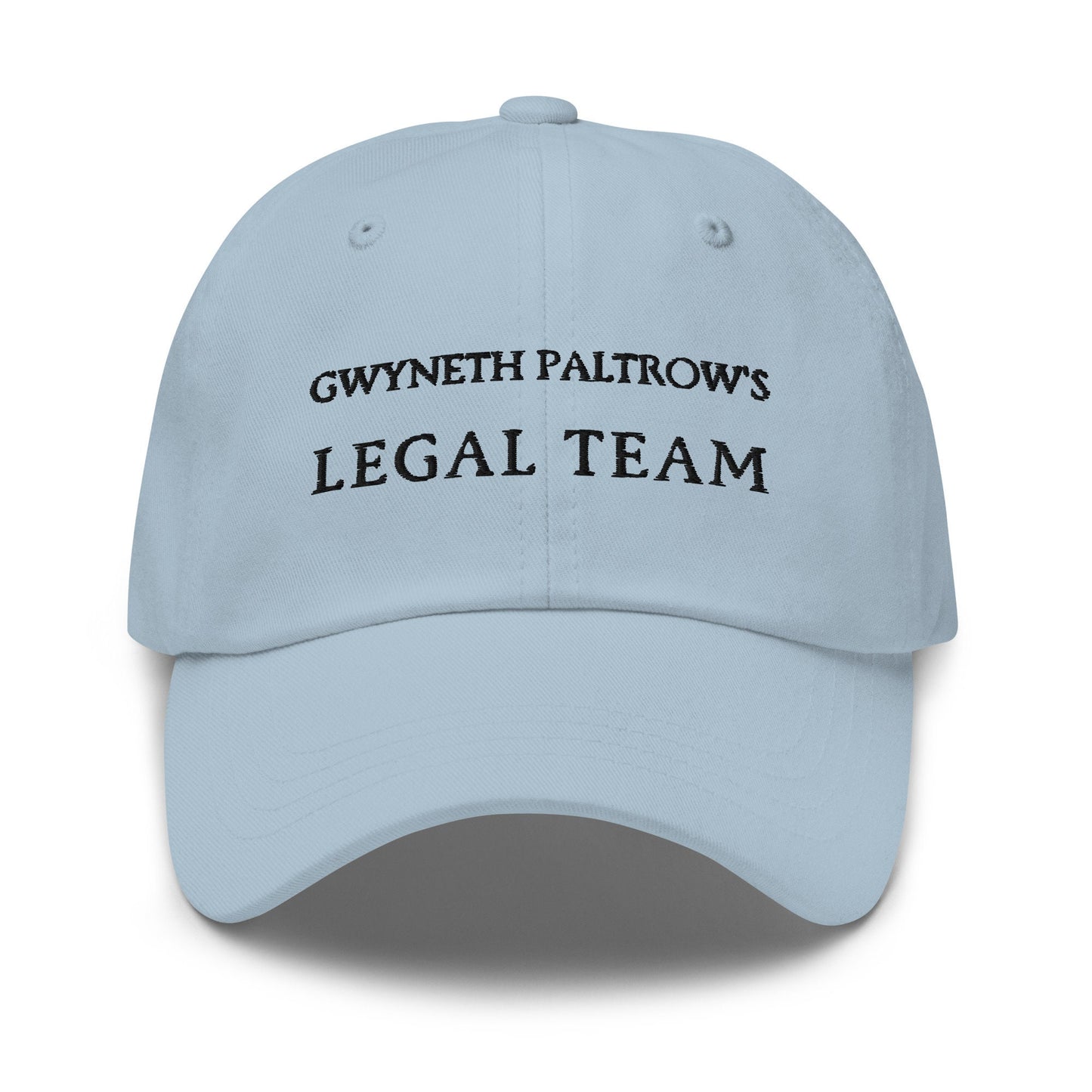 Gwyneth Paltrow Legal Team Dad hat - Cotton Embroidered Cap