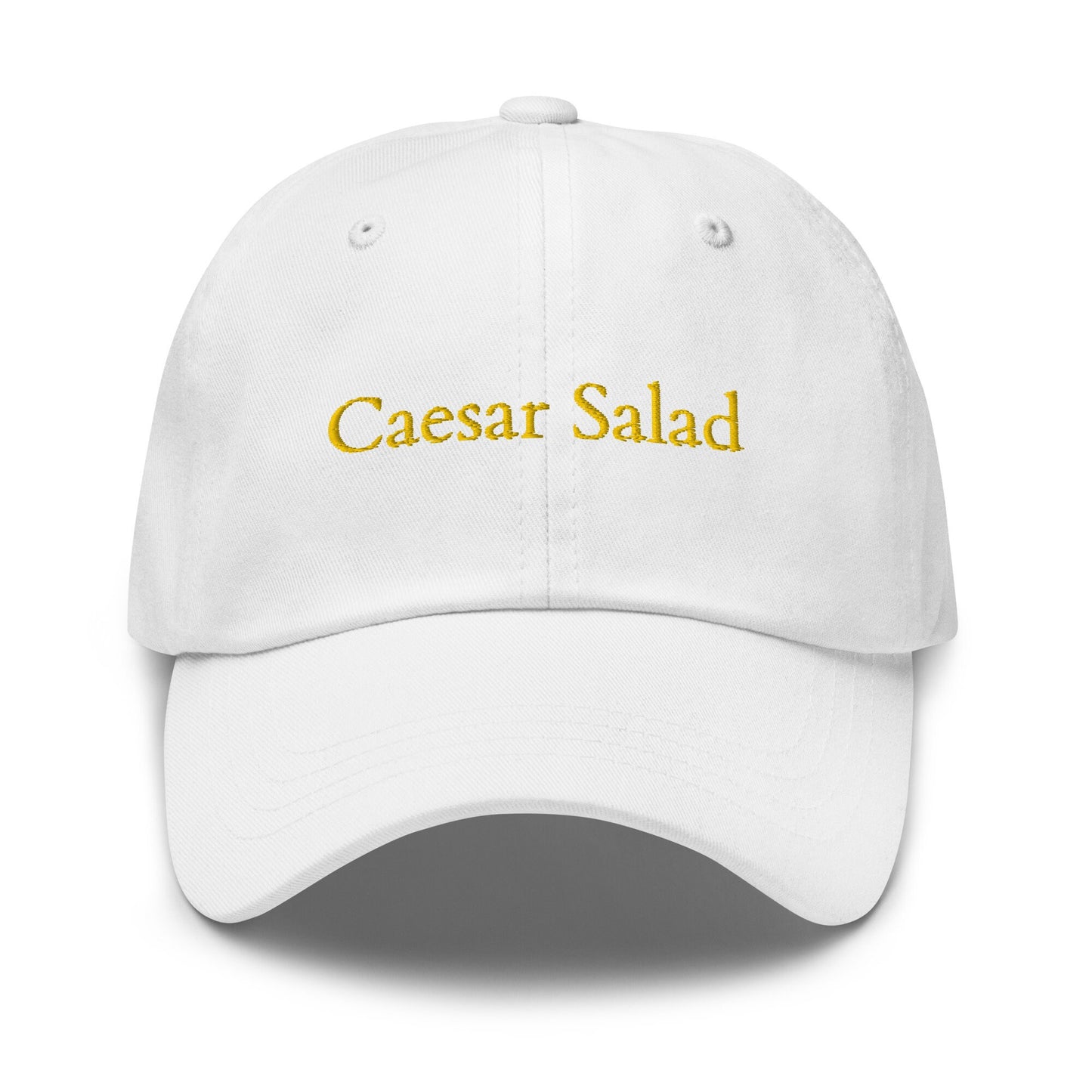 Caesar salad Hat - Gift for Caesar salad Lovers and Romain Fans - Cotton Embroidered Cap