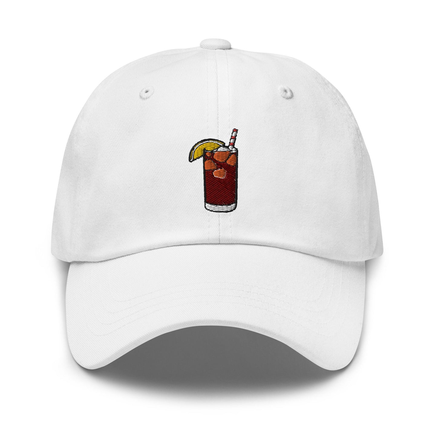 Long Island Iced Tea Dad Hat - Gift for Gin, Vodka, Tequila, Rum based cocktail lovers - Embroidered Cotton Cap