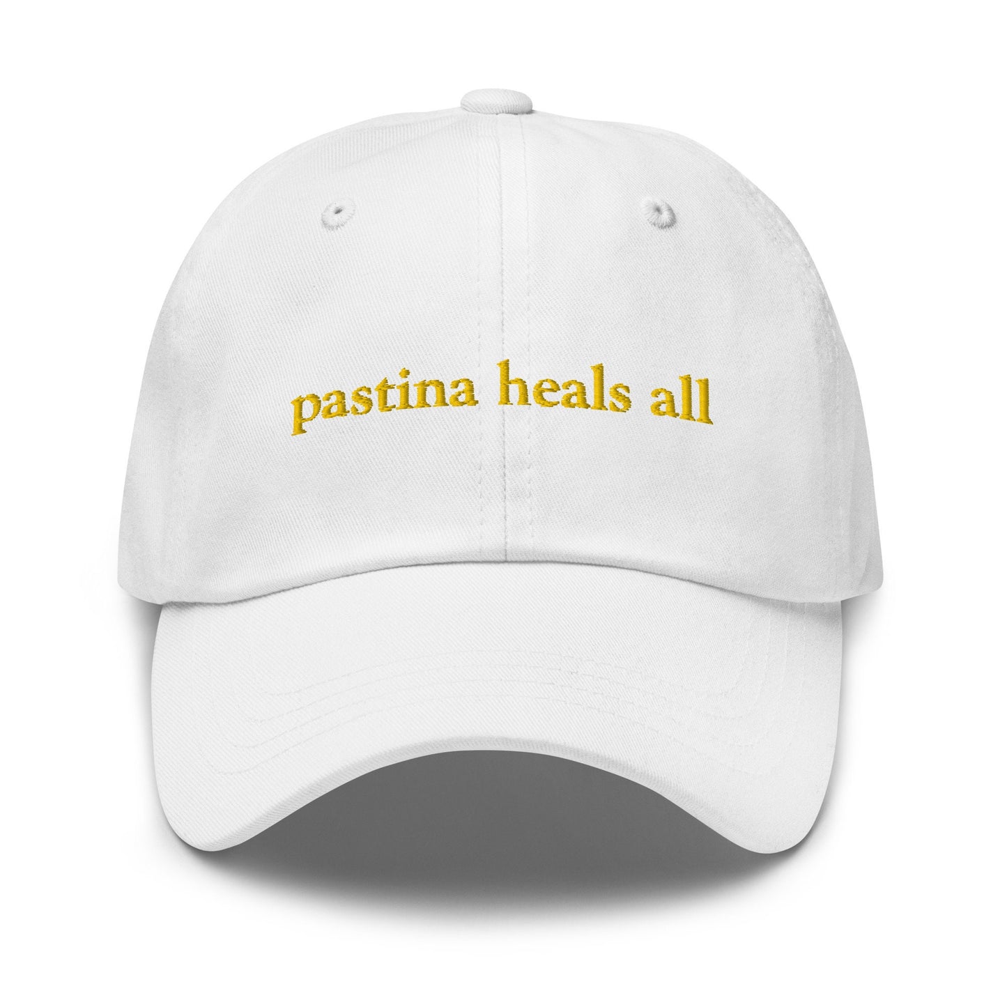 Pastina Dad Hat - Healing Broth of the Gods - Italian Brodo Home Remedy - Minimalist Cotton embroidered Cap - Multiple Colors