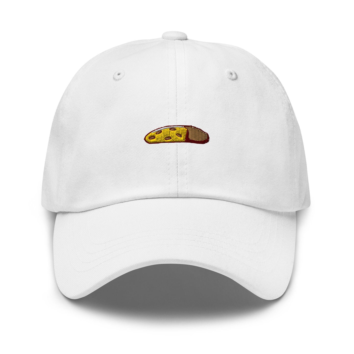 Biscotti Hat - Italian Cookie - Foodie Gift - Gift for Coffee Fans - Embroidered Cotton Cap Dad Hat