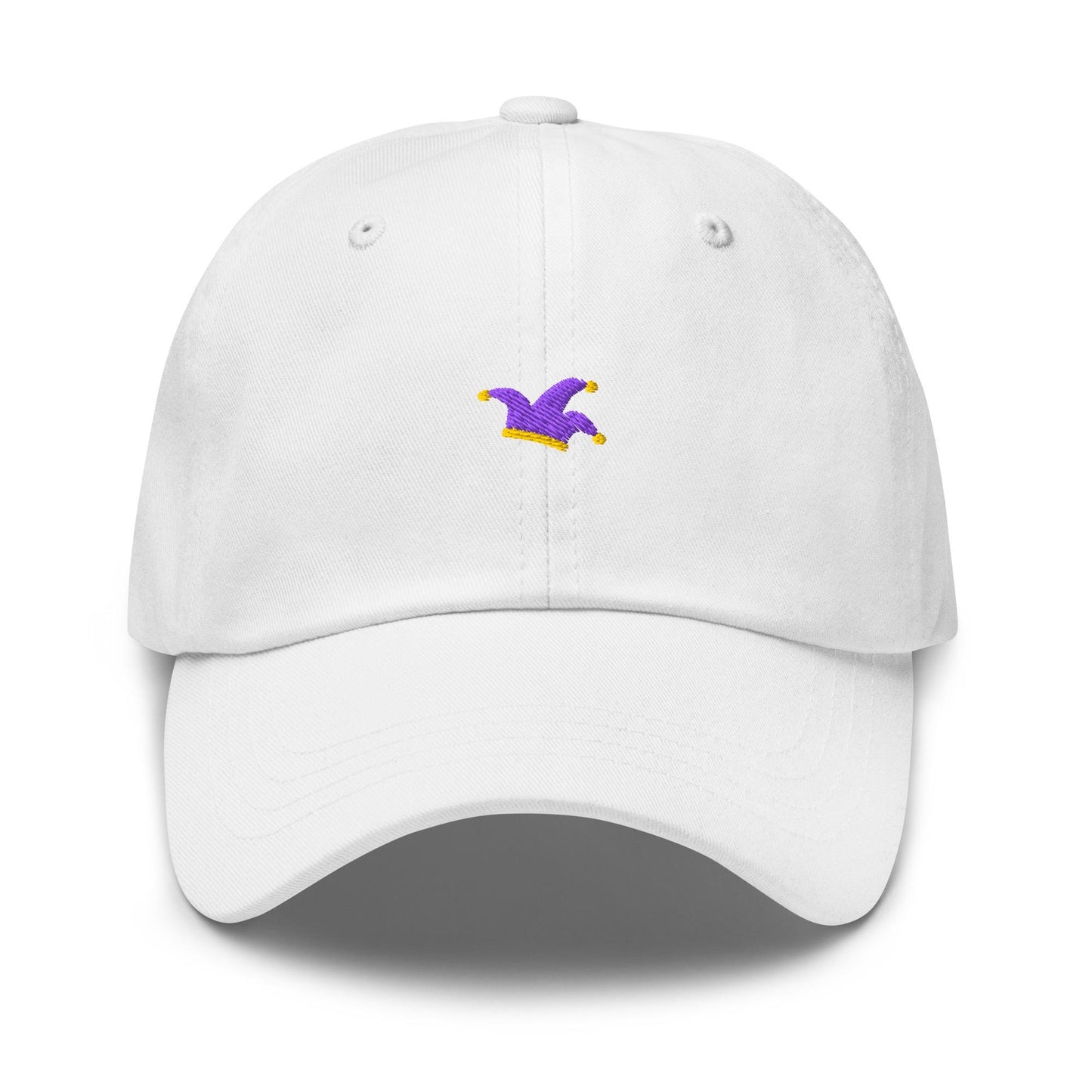 Jester's Decree Hat - Humorous Medieval Design - Embroidered Cap - Multiple Colors