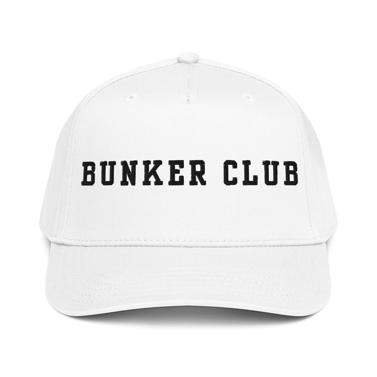 Bunker Club Golf Snapback - Two Tone Retro 5 Panel Hat