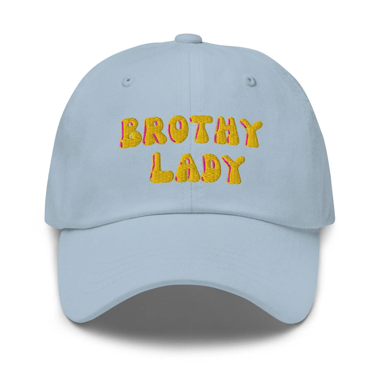 Brothy Lady Soup Dad Hat - Gift for soup lovers and home chefs - Embroidered Cotton Cap - Evilwater Originals