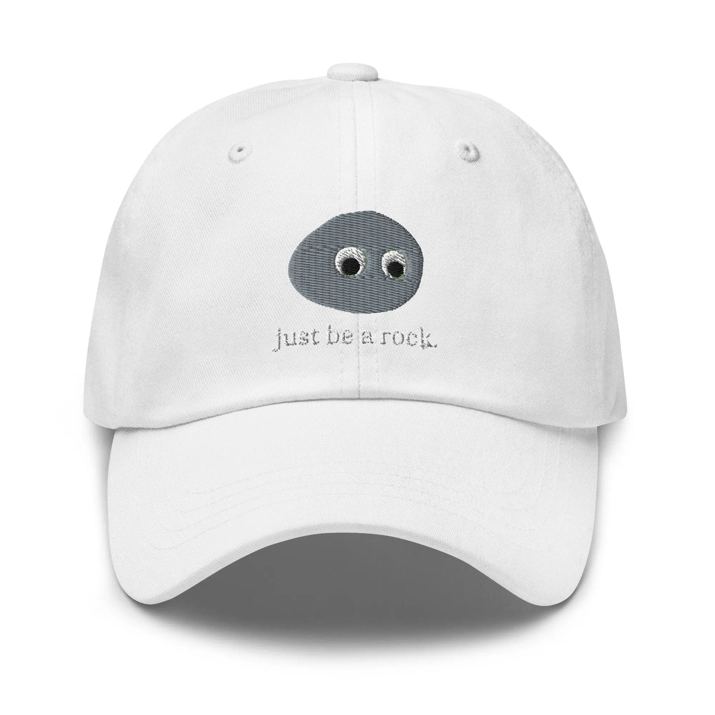 Just Be a Rock Hat - Everything Everywhere All At Once - A24 Film Fans Gift - Embroidered Cotton Baseball Cap