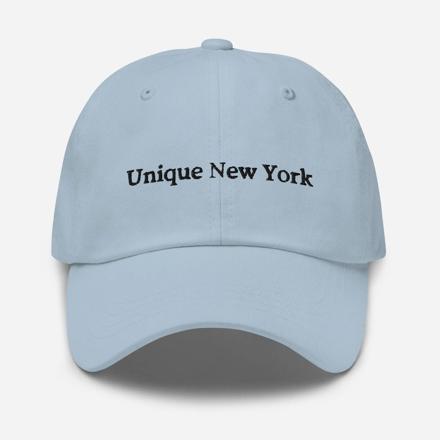 New York Dad Hat - Unique New York Tongue Twister - Anchorman NYC Fan Gift - Minimalist Embroidered Cotton cap - Evilwater Originals