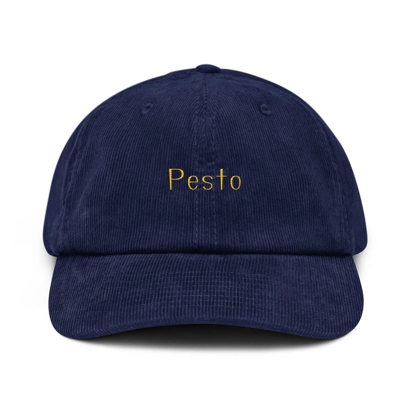Pesto Hat - Gift for Italian Pasta, and Basil Lovers - Handmade Embroidered Cap - Evilwater Originals
