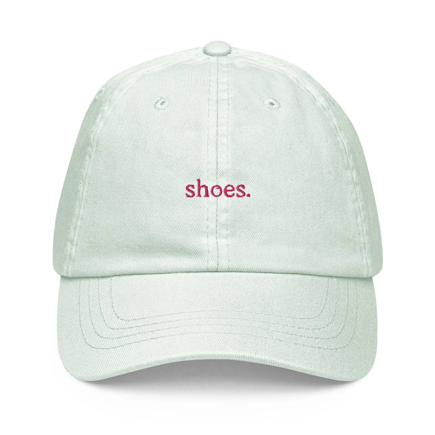 Shoes Dad Hat - Funny Youtube Meme Throwback - Liam Kyle Sullivan - Pastel Cotton Embroidered Cap - Evilwater Originals