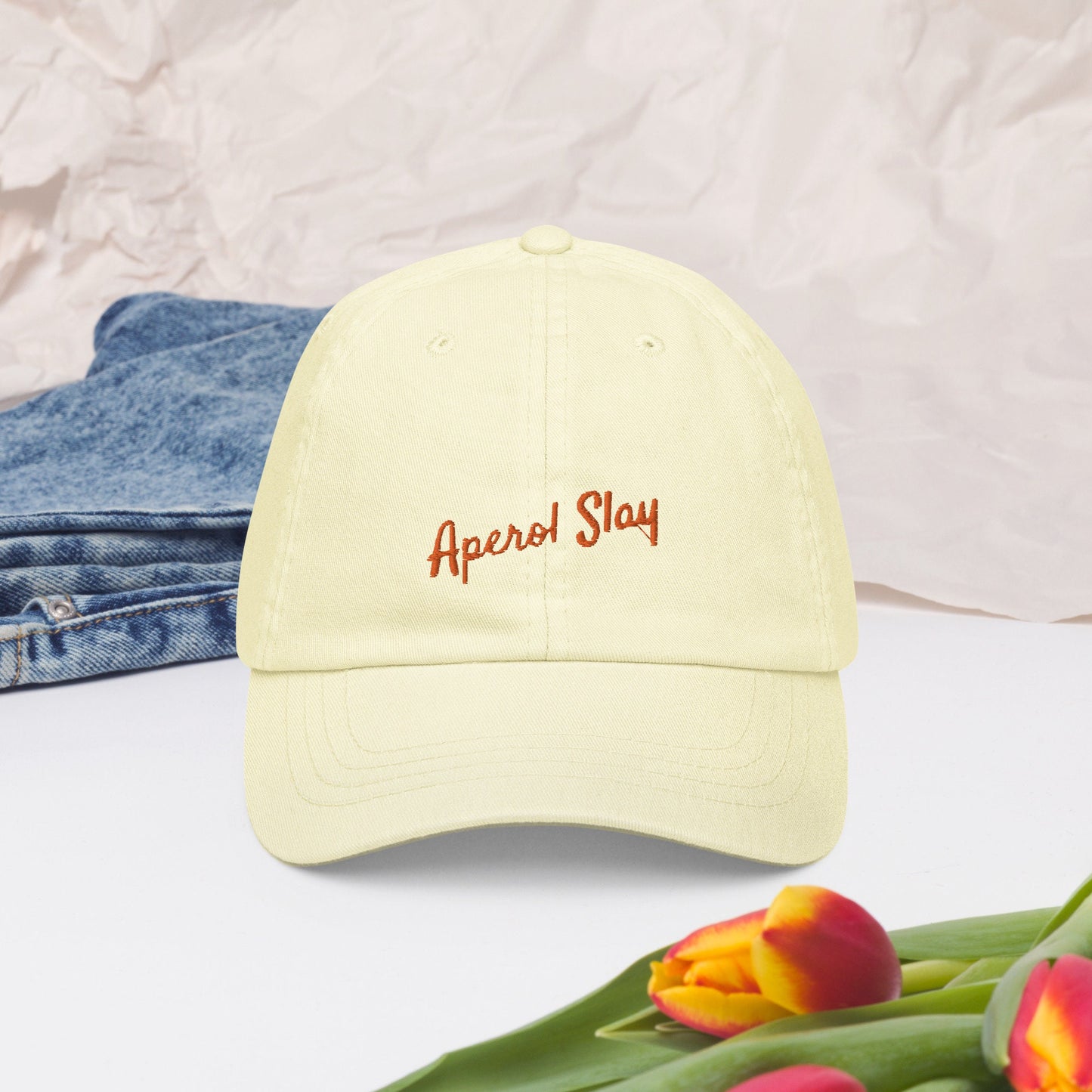 Aperol SLAY Dad Hat - Gift for summer spritz cocktail lovers