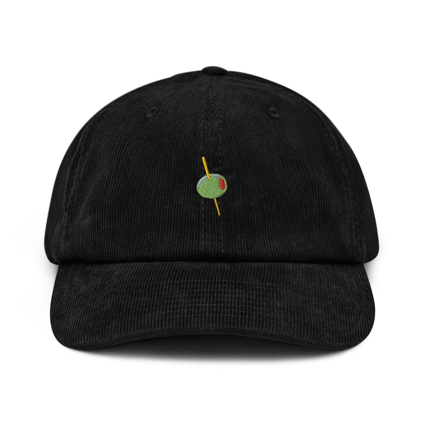 Olive Corduroy Hat - Gift for olive cocktail lovers