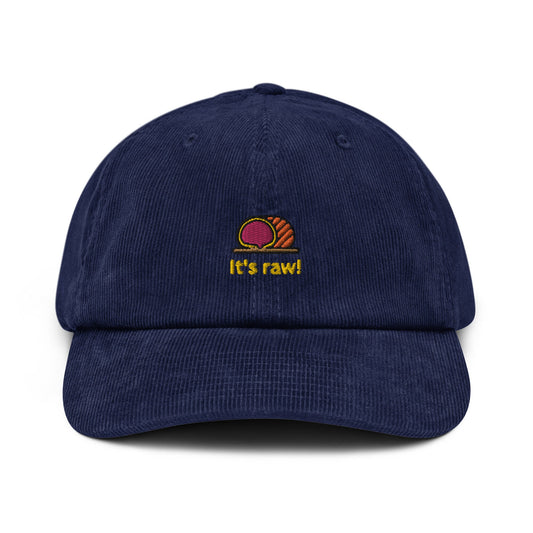 Beef Wellington Corduroy Hat - Gift for Gordon Ramsay and Hell's Kitchen Fans - Handmade embroidered cap