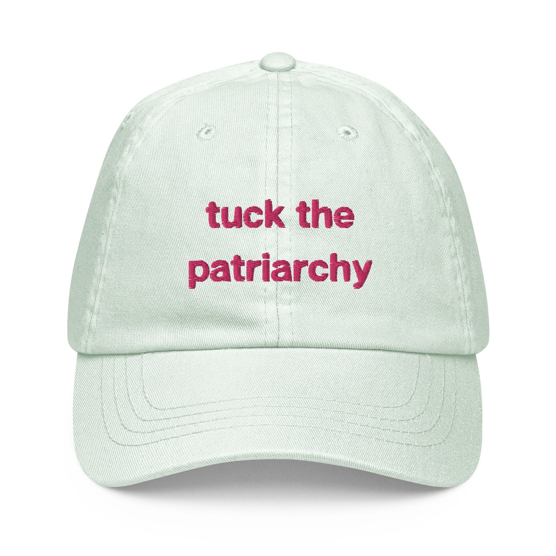 Tuck the Patriarchy Pastel Dad Hat - Gift for LGTBQ+ drag race fans - Cotton Embroidered Cap
