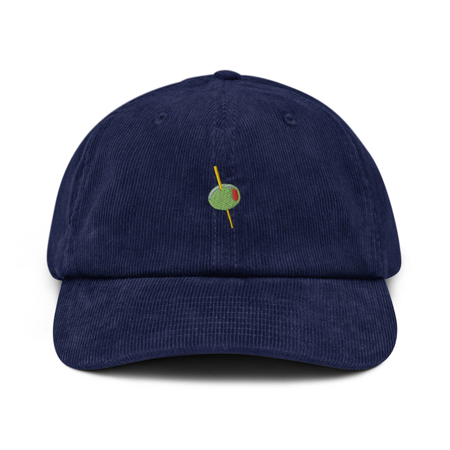 Olive Corduroy Hat - Gift for olive cocktail lovers
