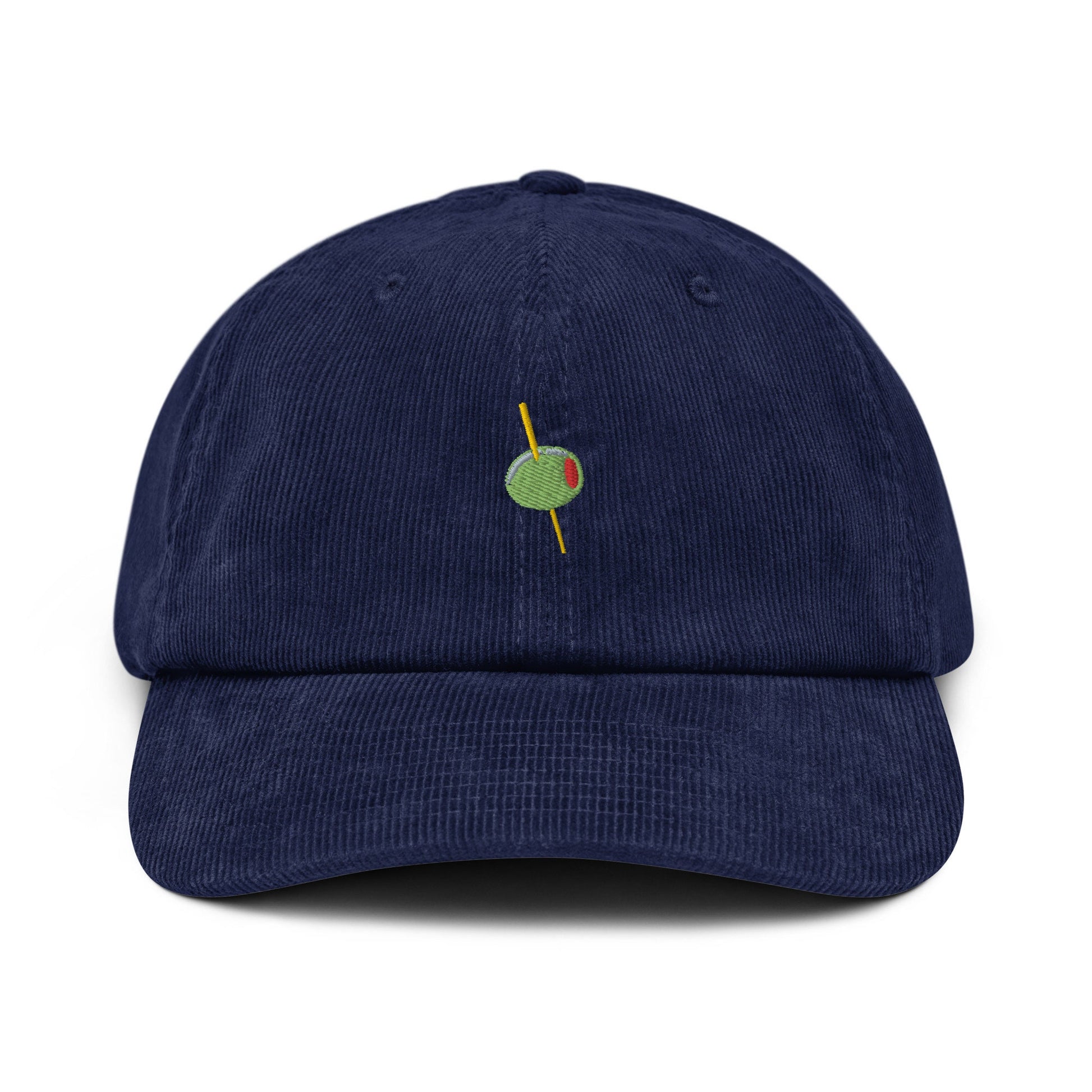 Olive Corduroy Hat - Gift for olive cocktail lovers