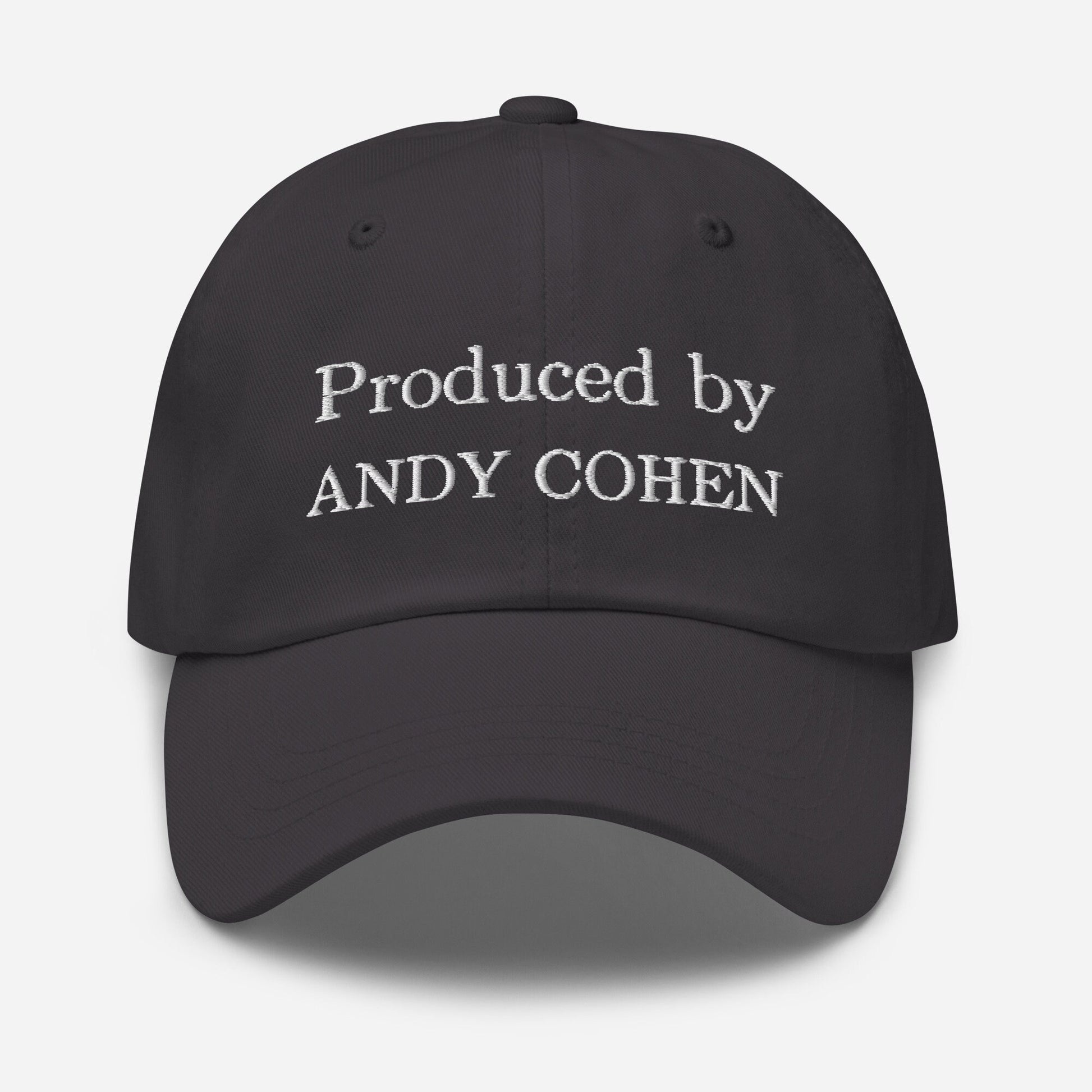 Andy Cohen Dad Hat - Gift for Reality TV fans - Handmade Embroidered Cotton Cap