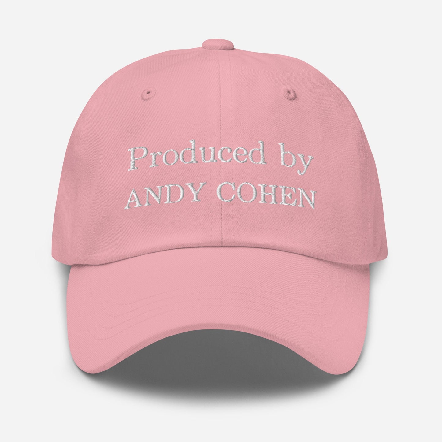 Andy Cohen Dad Hat - Gift for Reality TV fans - Handmade Embroidered Cotton Cap