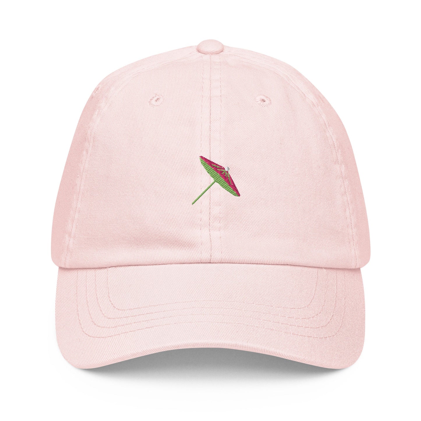Cocktail Umbrella Dad Hat - Gift for patio cocktail lovers - Embroidered Cotton Hat