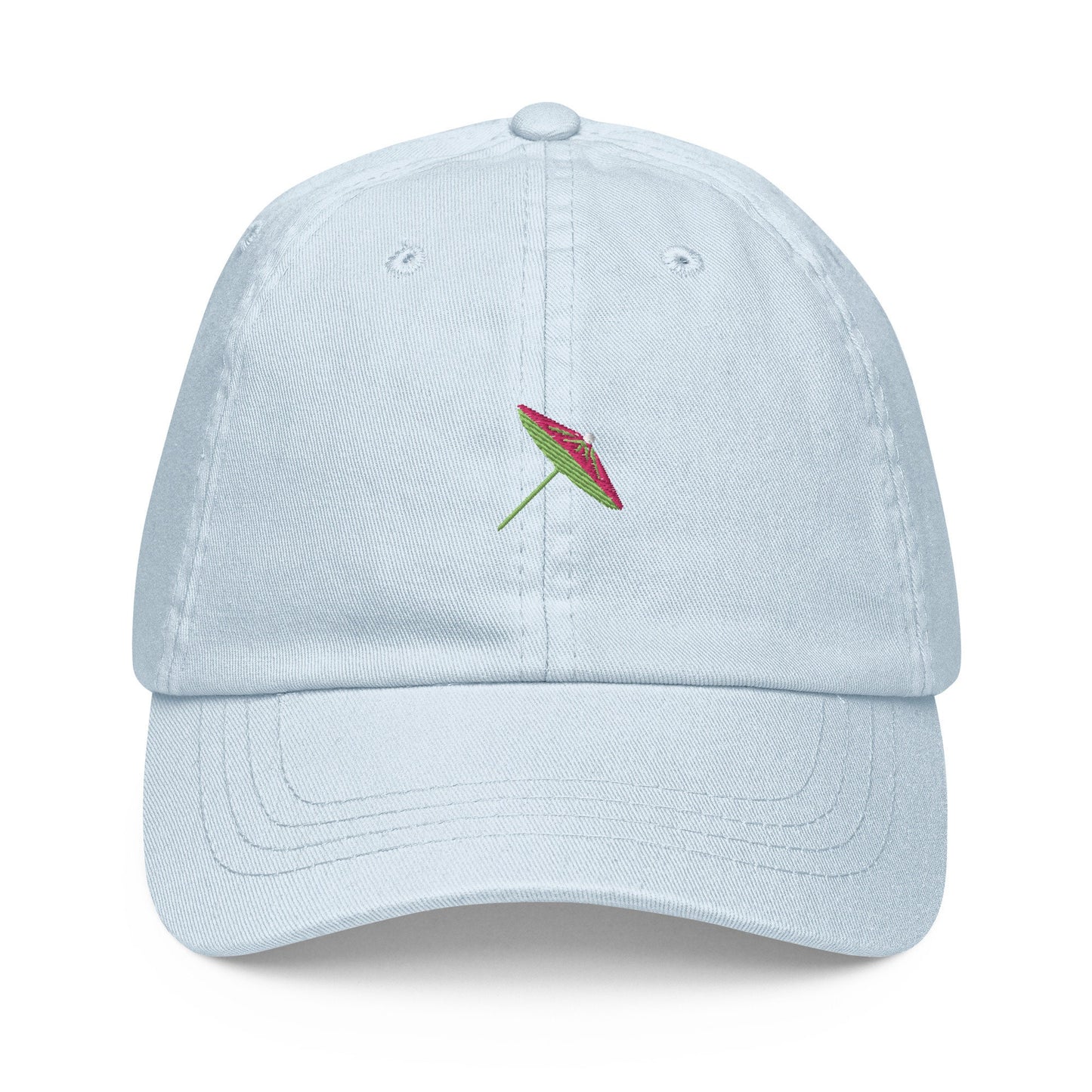 Cocktail Umbrella Dad Hat - Gift for patio cocktail lovers - Embroidered Cotton Hat