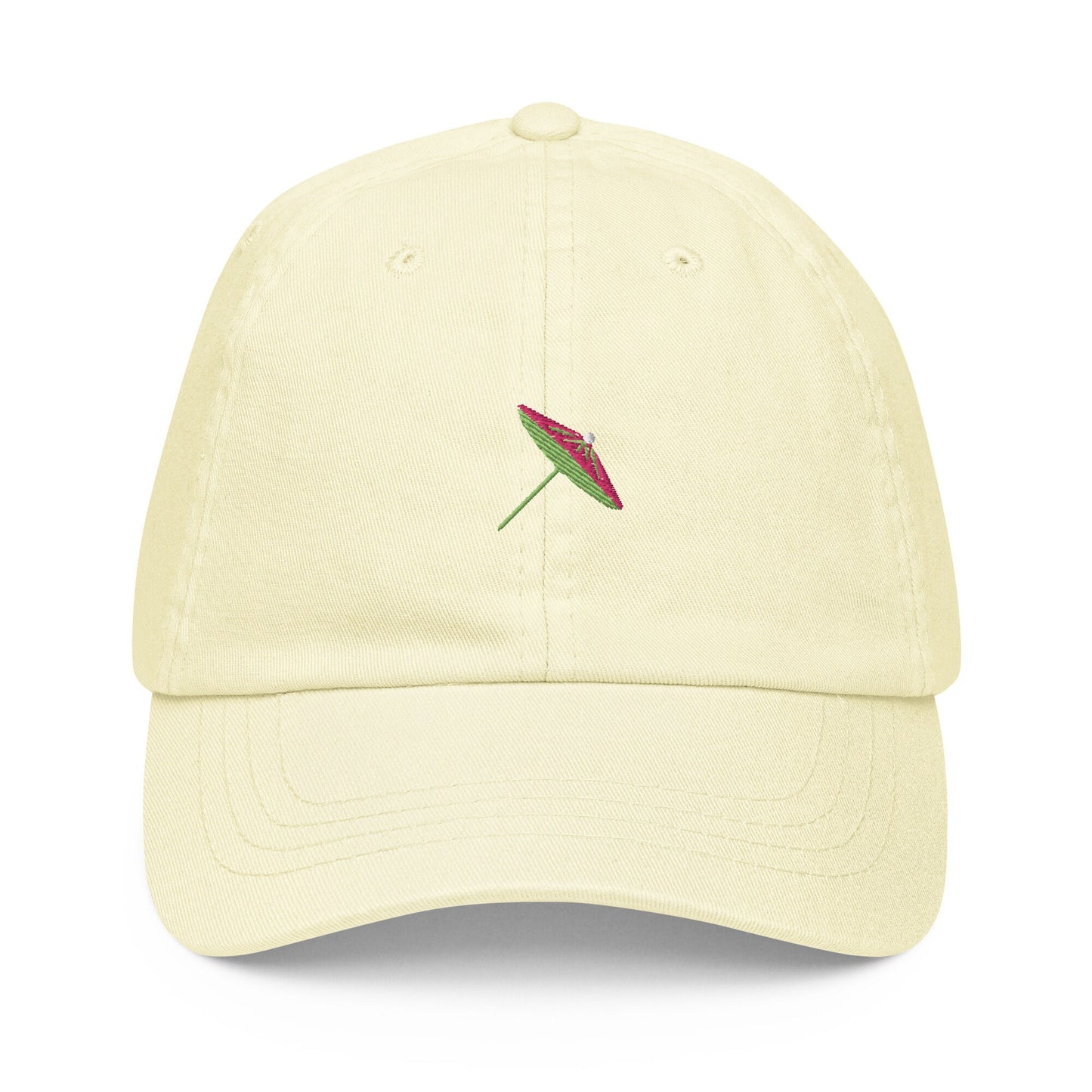 Cocktail Umbrella Dad Hat - Gift for patio cocktail lovers - Embroidered Cotton Hat