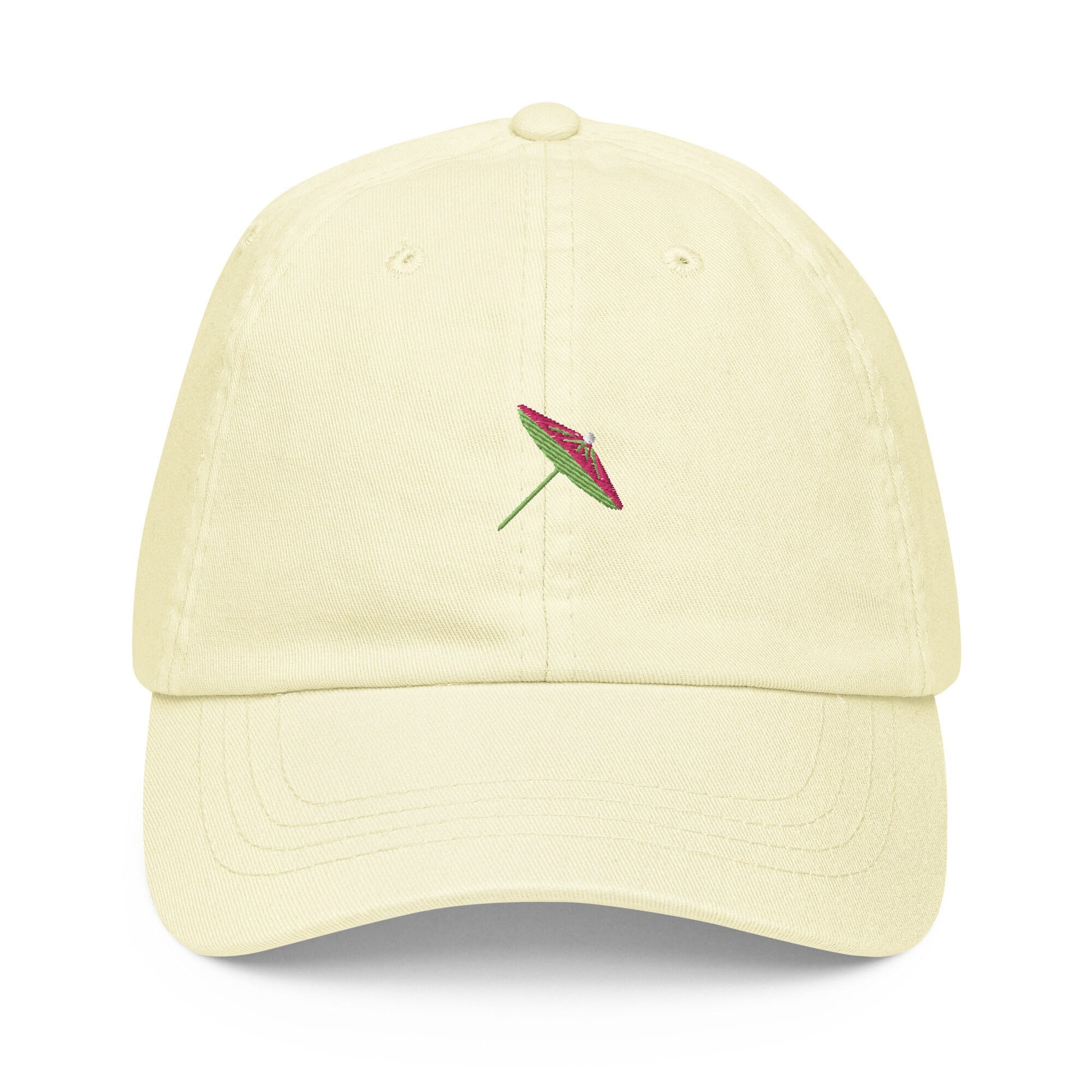 Cocktail Umbrella Dad Hat - Gift for patio cocktail lovers - Embroidered Cotton Hat