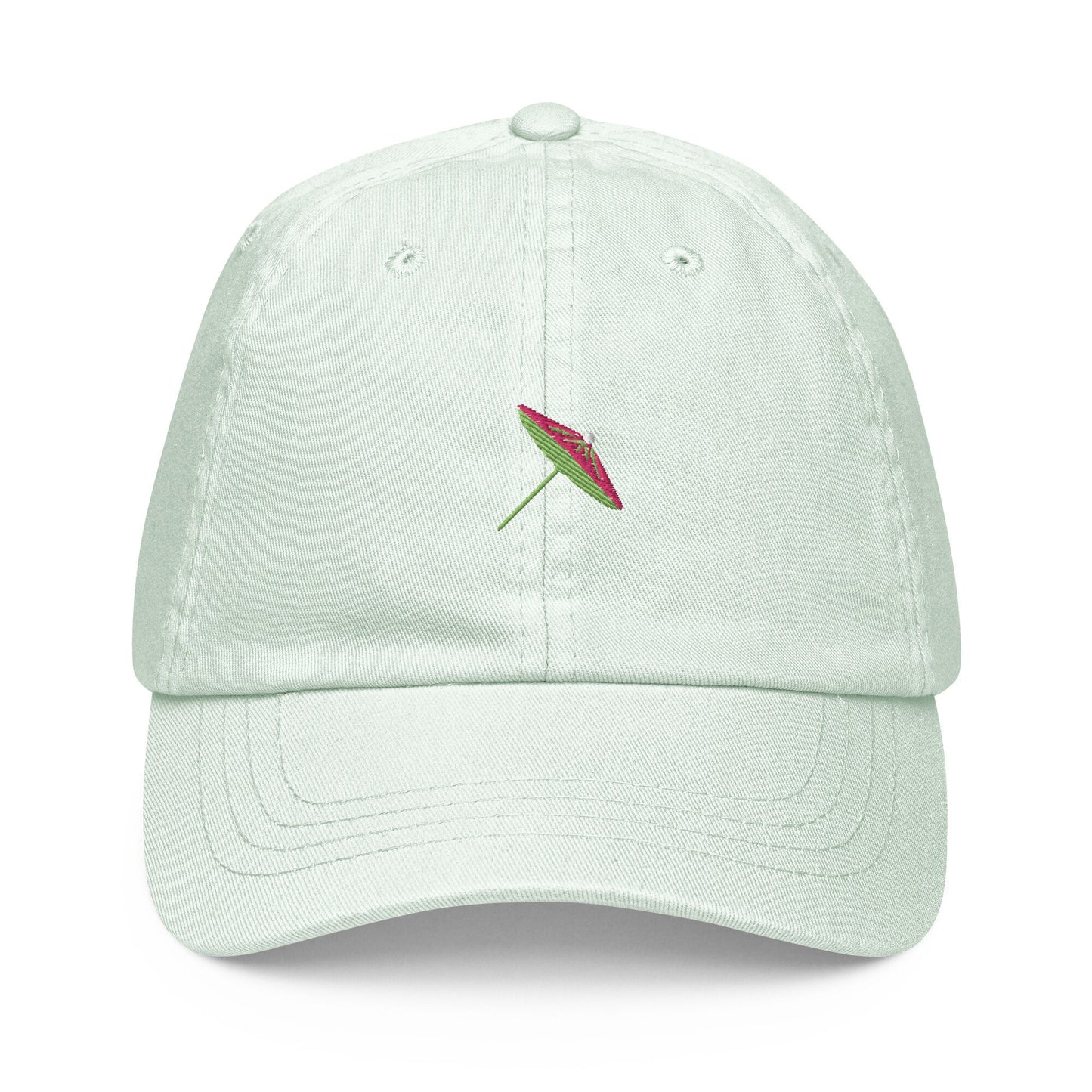 Cocktail Umbrella Dad Hat - Gift for patio cocktail lovers - Embroidered Cotton Hat