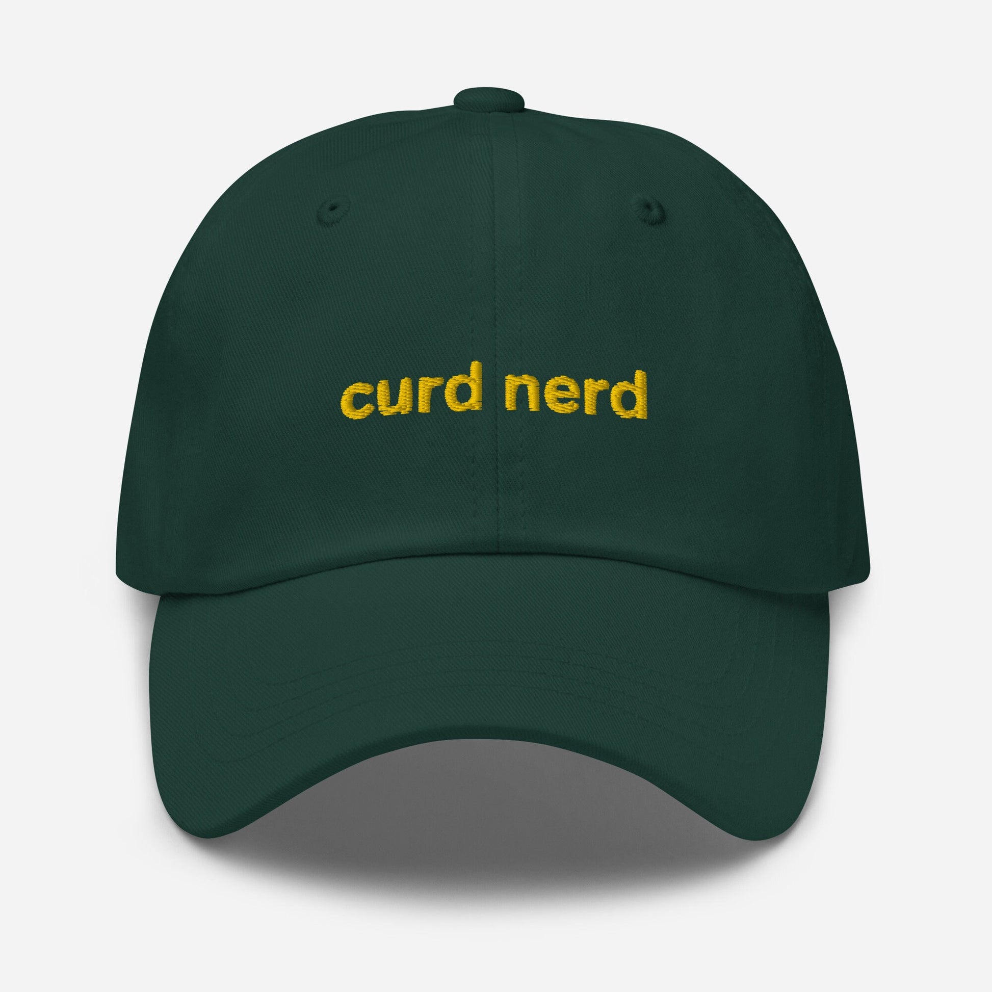 Curd Nerd - Gift for Cheese lovers, Home Cooks & Chefs - Embroidered Cotton Cap