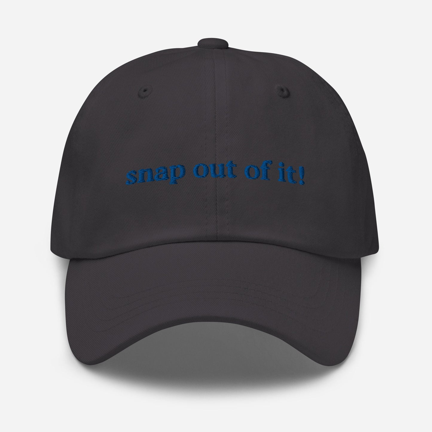 Cher Dad Hat - Snap out of it - Gift for Moonstruck film fans - Embroidered Cotton Hat