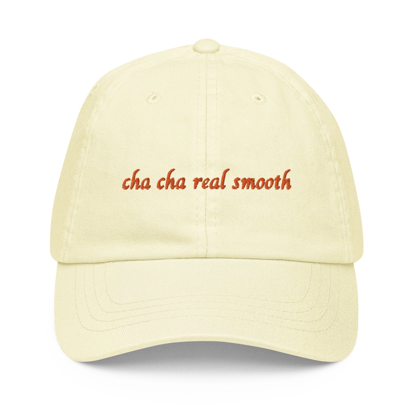 Cha Cha Slide Pastel Dad Hat - Gift for y2k millennial best friends - Cotton Embroidered Cap