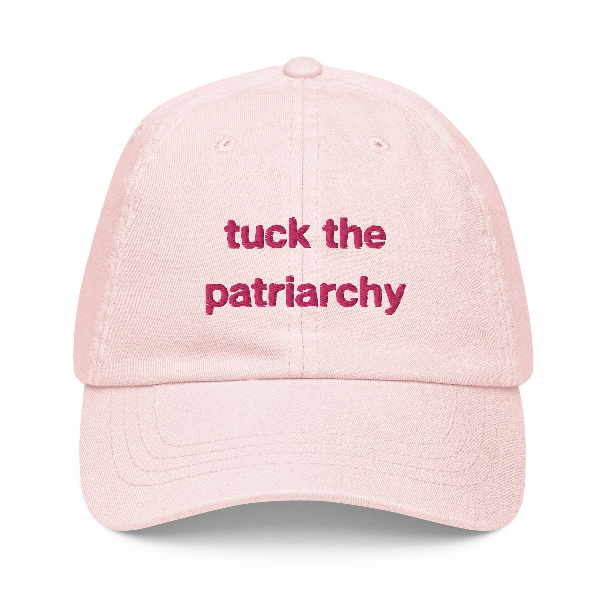 Tuck the Patriarchy Pastel Dad Hat - Gift for LGTBQ+ drag race fans - Cotton Embroidered Cap