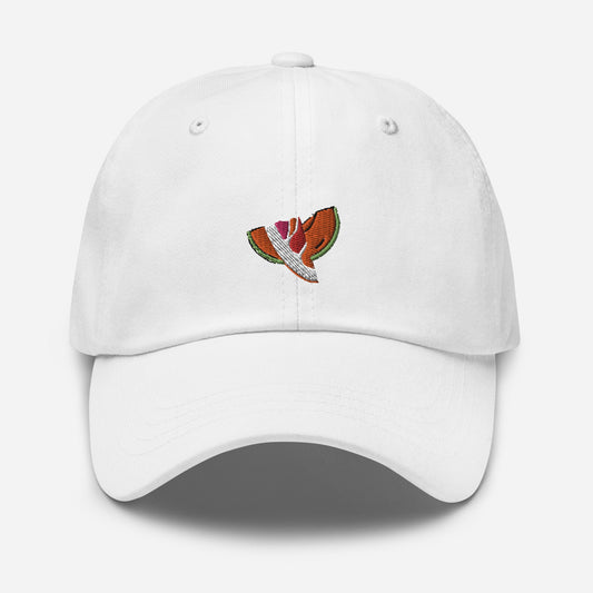 Prosciutto Melon Dad Hat - Cantaloupe and Prosciutto Appetizer - Gift for Italian food lovers and chefs - Embroidered Cotton Cap
