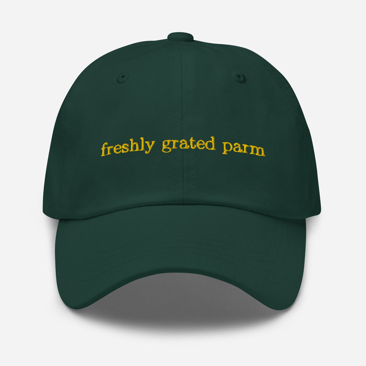 Parm Dad Hat - Gift for Italian Foodie Restauranteurs - Embroidered Cotton Cap