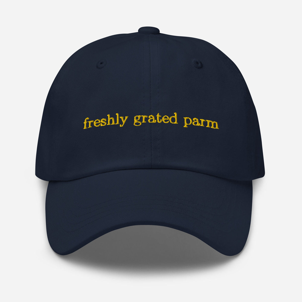 Parm Dad Hat - Gift for Italian Foodie Restauranteurs - Embroidered Cotton Cap