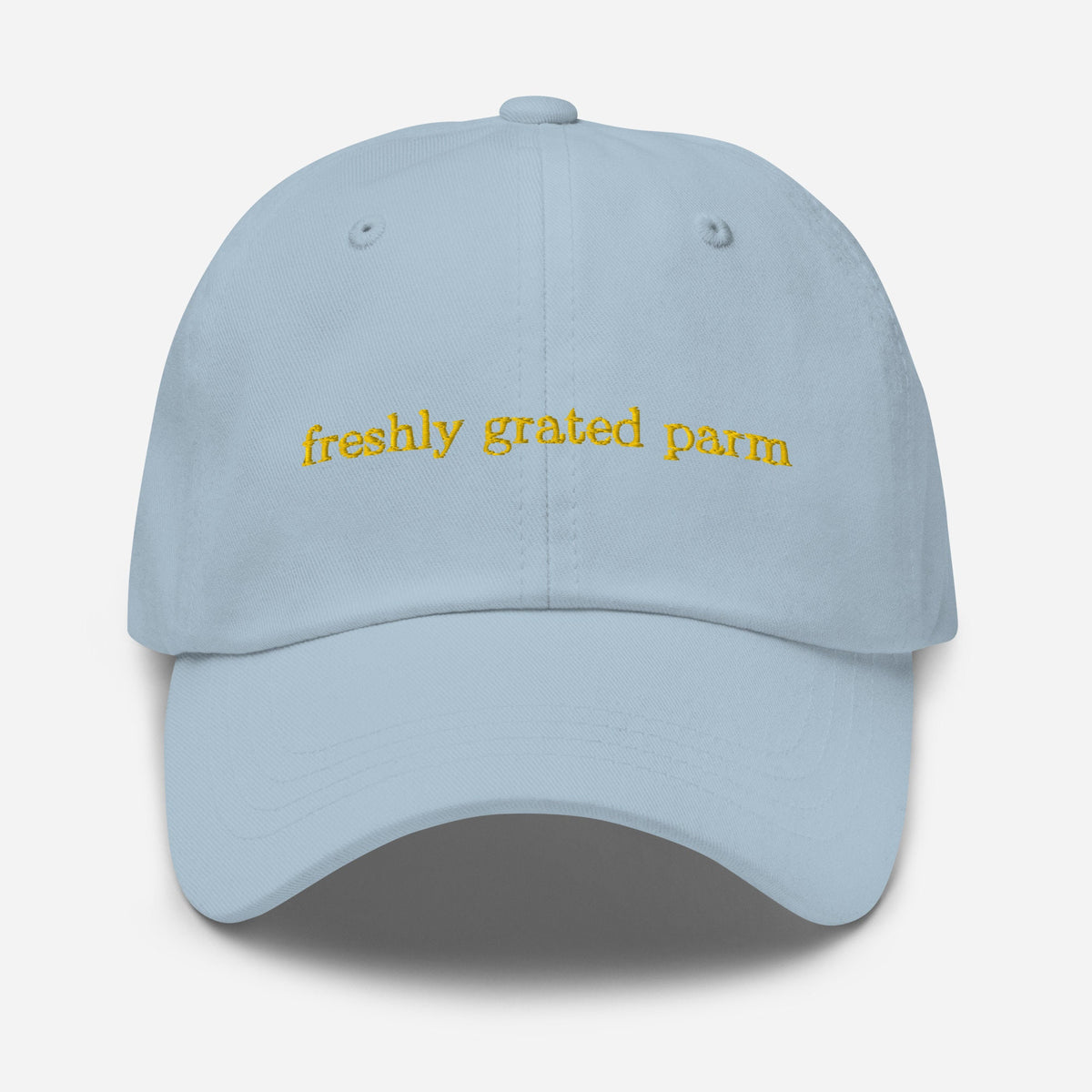 Parm Dad Hat - Gift for Italian Foodie Restauranteurs - Embroidered Cotton Cap