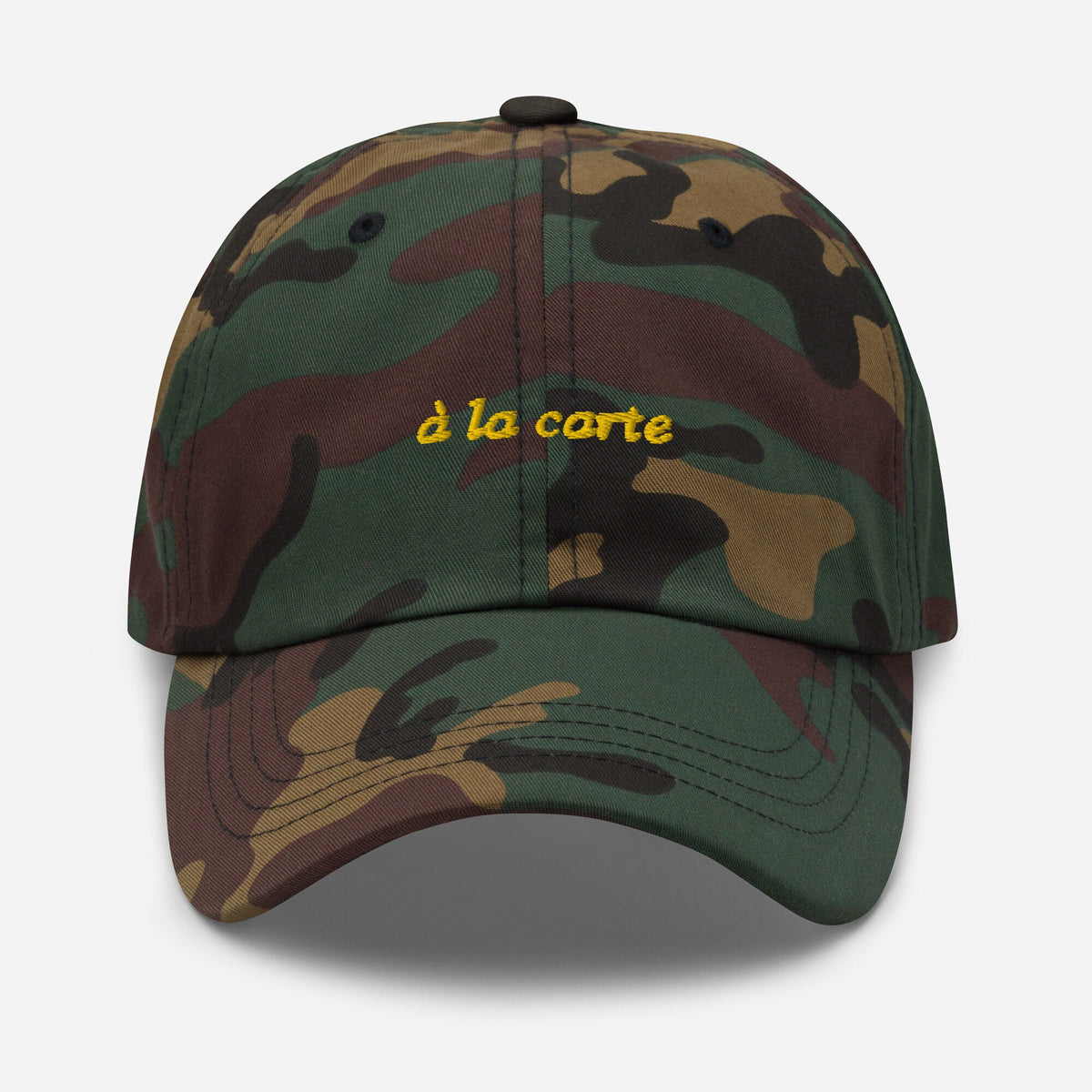 a la carte Dad Hat - Gift Food Fans and Home Chefs - Embroidered Cotton Cap