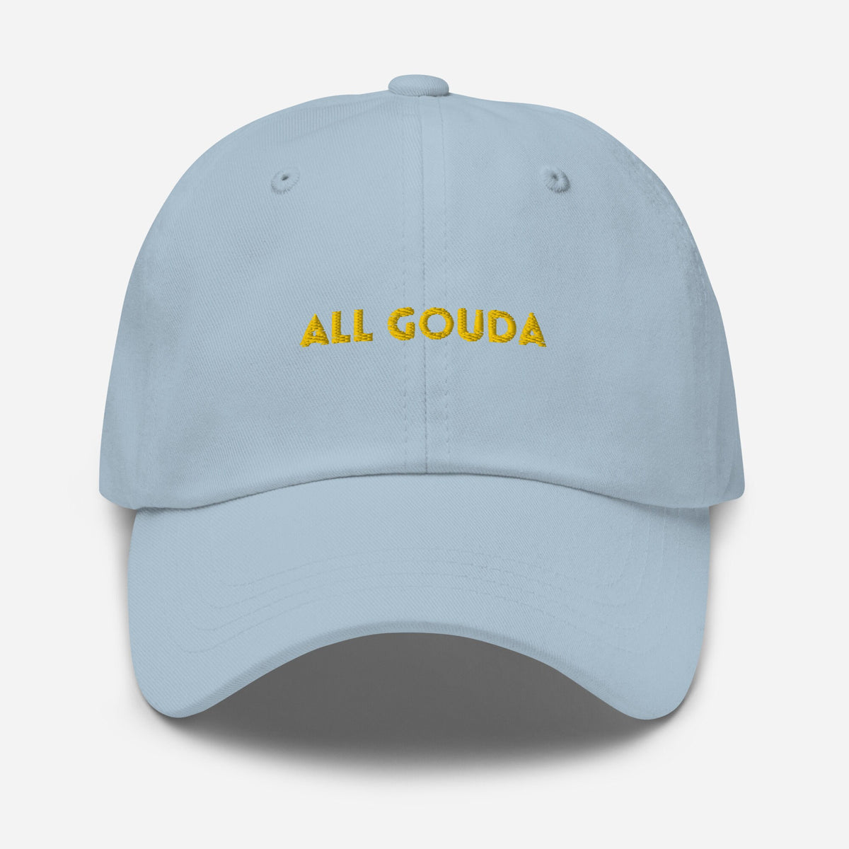 All Gouda - Gift for Cheese lovers, Home Cooks & Chefs - Embroidered Cotton Cap