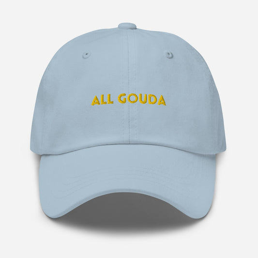 All Gouda - Gift for Cheese lovers, Home Cooks & Chefs - Embroidered Cotton Cap