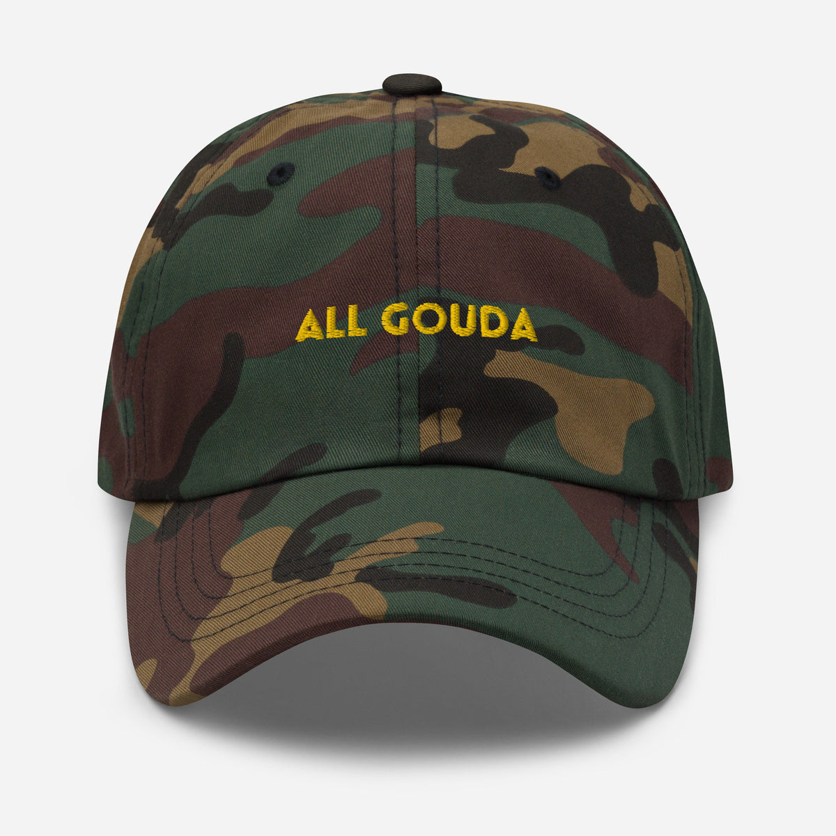 All Gouda - Gift for Cheese lovers, Home Cooks & Chefs - Embroidered Cotton Cap