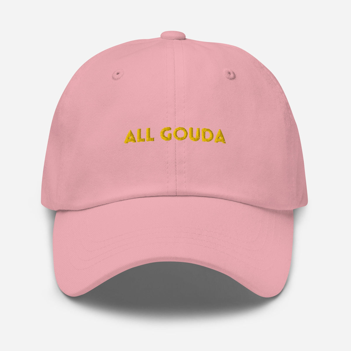 All Gouda - Gift for Cheese lovers, Home Cooks & Chefs - Embroidered Cotton Cap