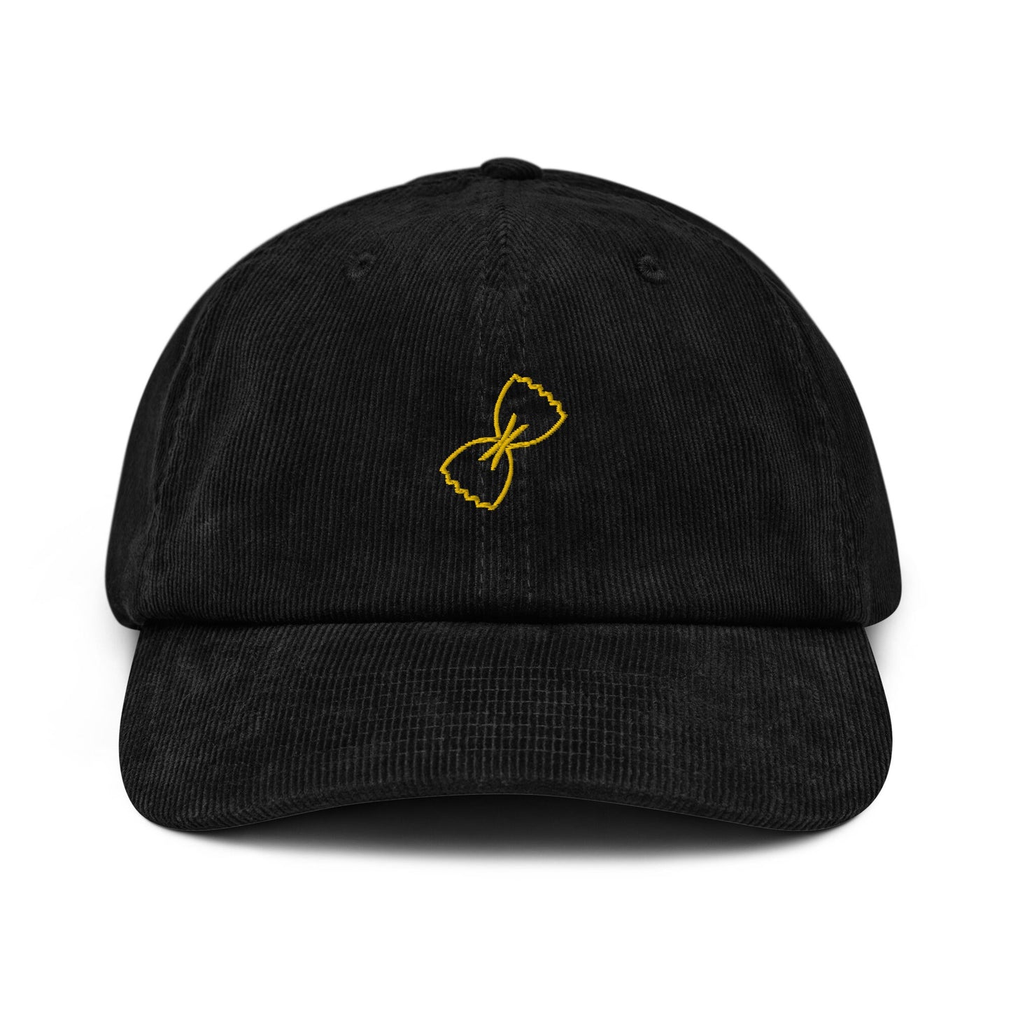 Farfalle Corduroy Dad Hat - Gift for Italian Pasta Lovers - Handmade Embroidered Cap
