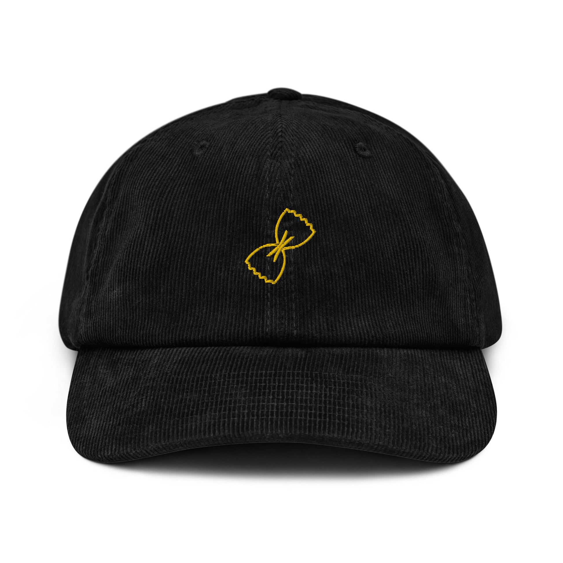 Farfalle Corduroy Dad Hat - Gift for Italian Pasta Lovers - Handmade Embroidered Cap