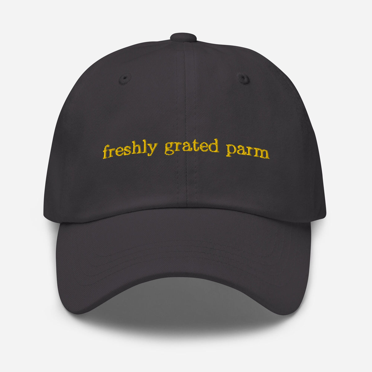 Parm Dad Hat - Gift for Italian Foodie Restauranteurs - Embroidered Cotton Cap