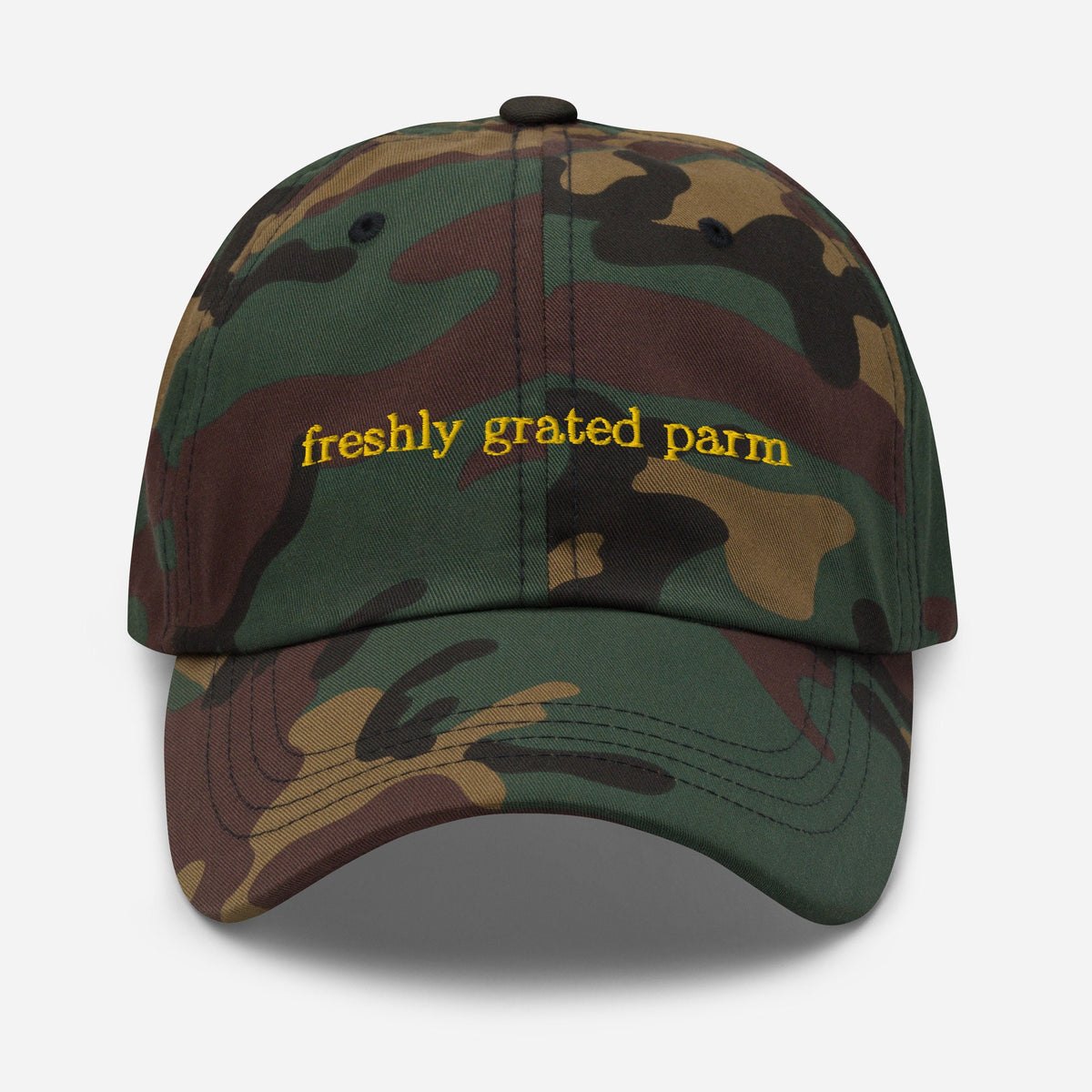 Parm Dad Hat - Gift for Italian Foodie Restauranteurs - Embroidered Cotton Cap