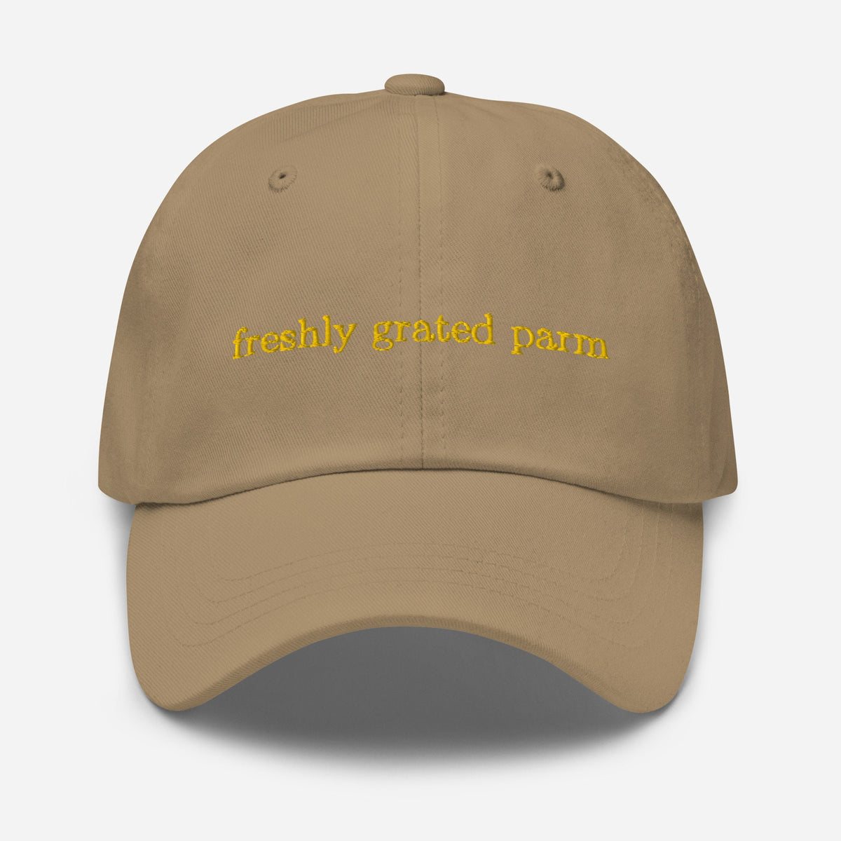 Parm Dad Hat - Gift for Italian Foodie Restauranteurs - Embroidered Cotton Cap