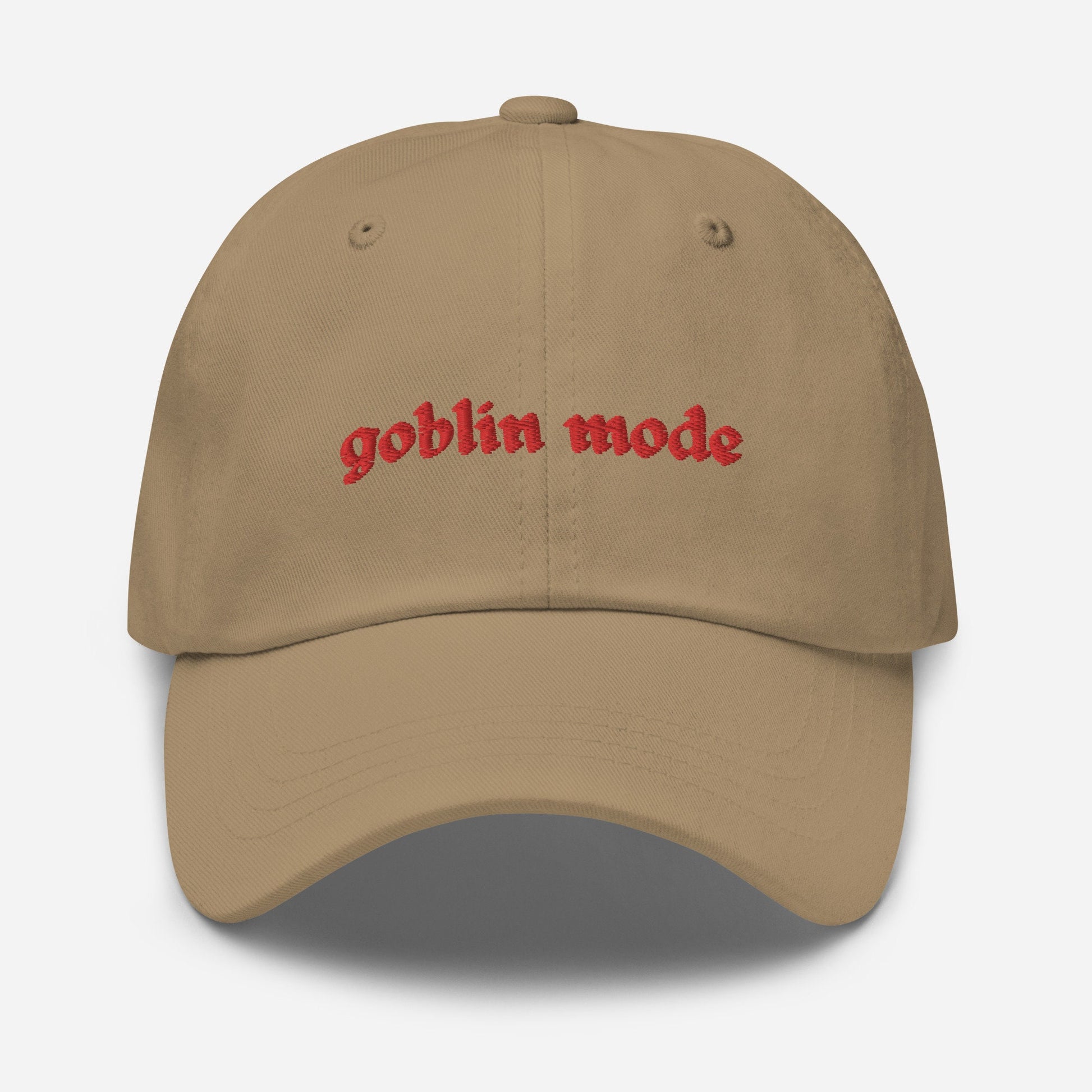 Goblin Mode Dad Hat - Cotton Embroidered Cap