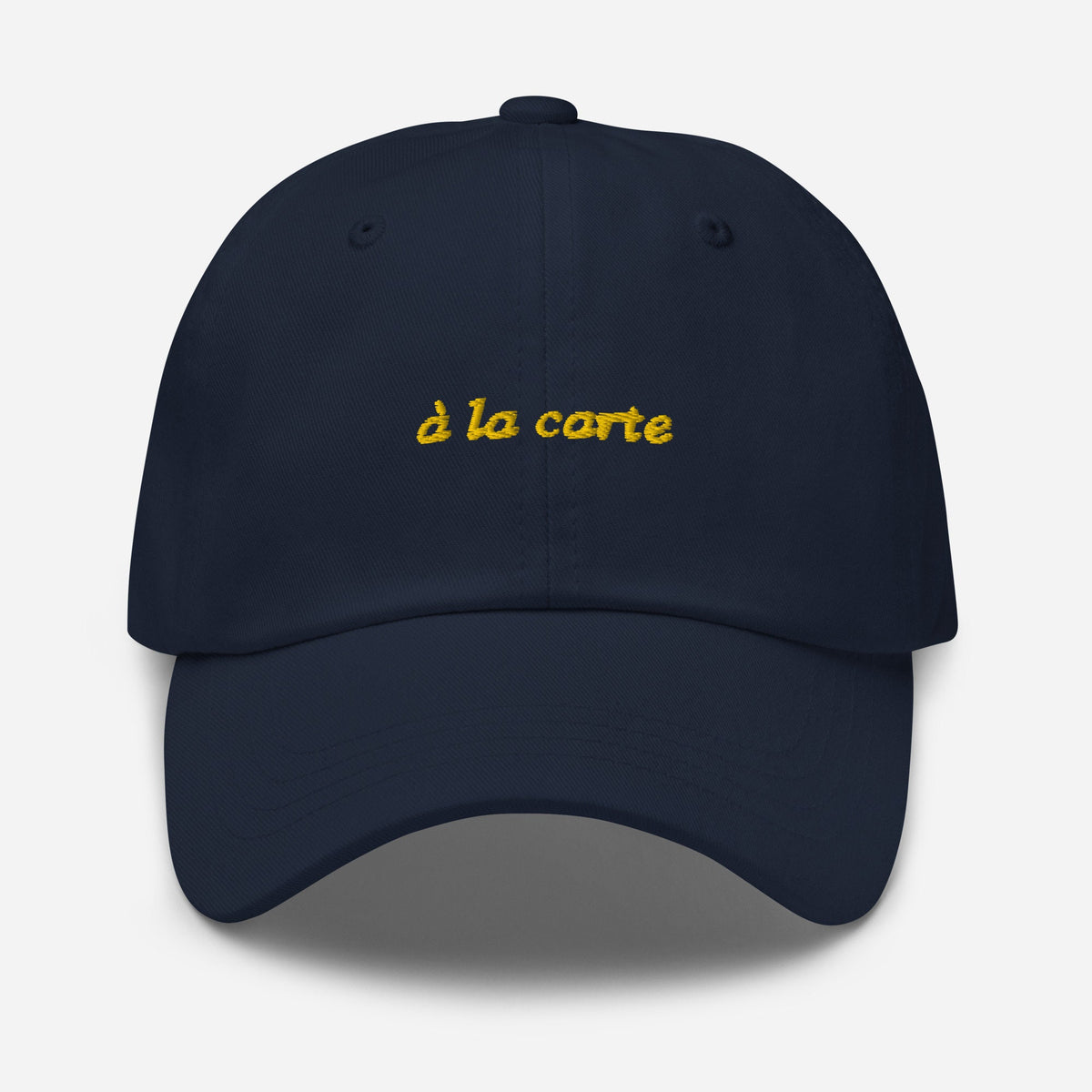 a la carte Dad Hat - Gift Food Fans and Home Chefs - Embroidered Cotton Cap