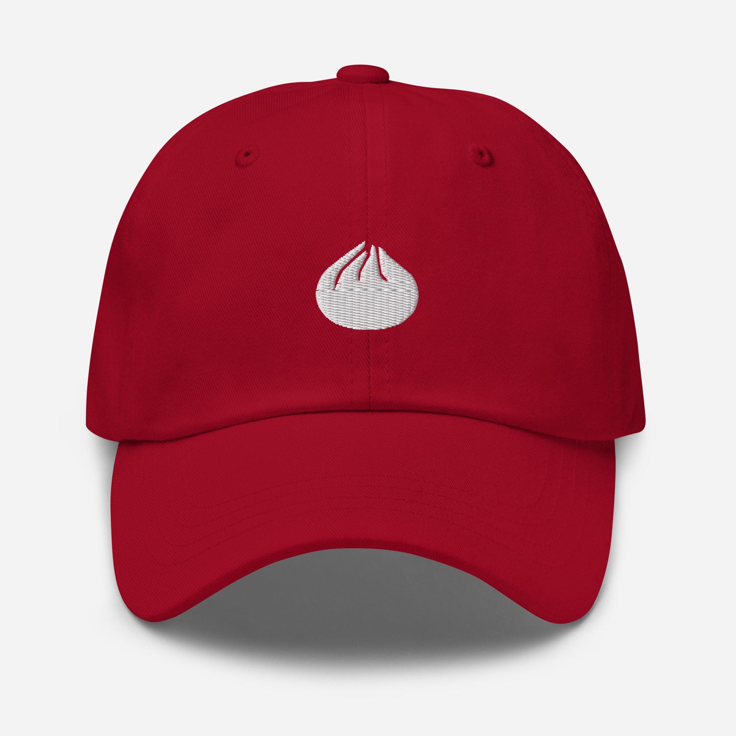 Steamed BBQ Pork Bun Dad Hat - Chinese Dim Sum Lovers Gift - Minimalist Embroidered Staff Cotton Hat