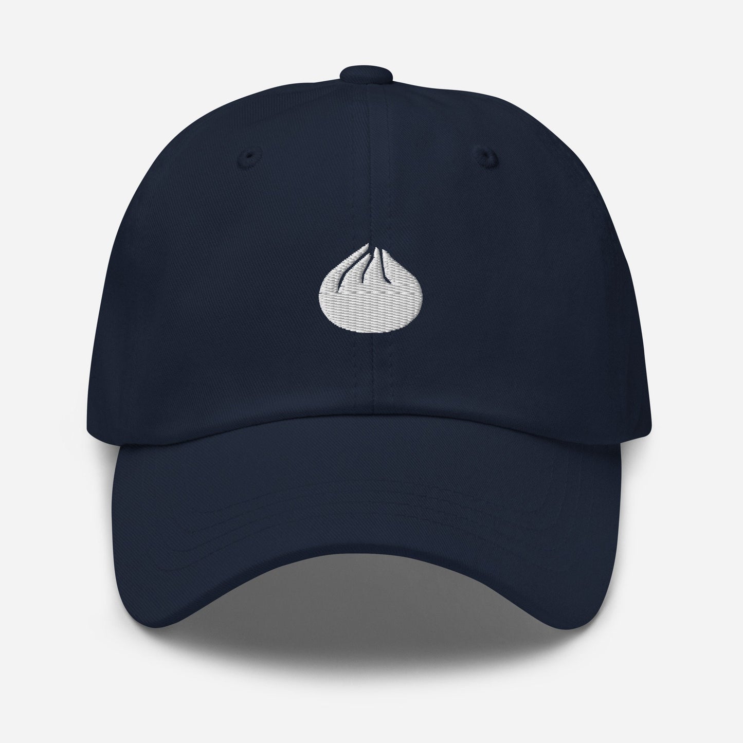 Steamed BBQ Pork Bun Dad Hat - Chinese Dim Sum Lovers Gift - Minimalist Embroidered Staff Cotton Hat