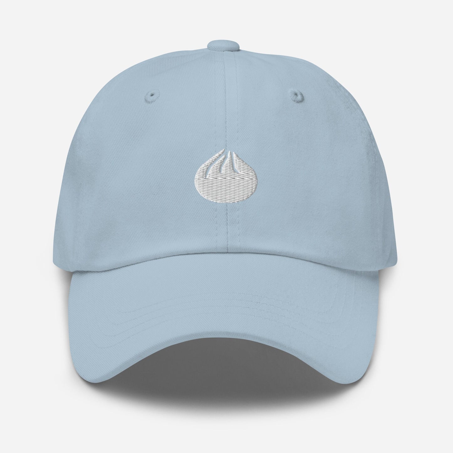 Steamed BBQ Pork Bun Dad Hat - Chinese Dim Sum Lovers Gift - Minimalist Embroidered Staff Cotton Hat